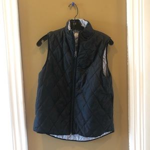 reversible puffy vest